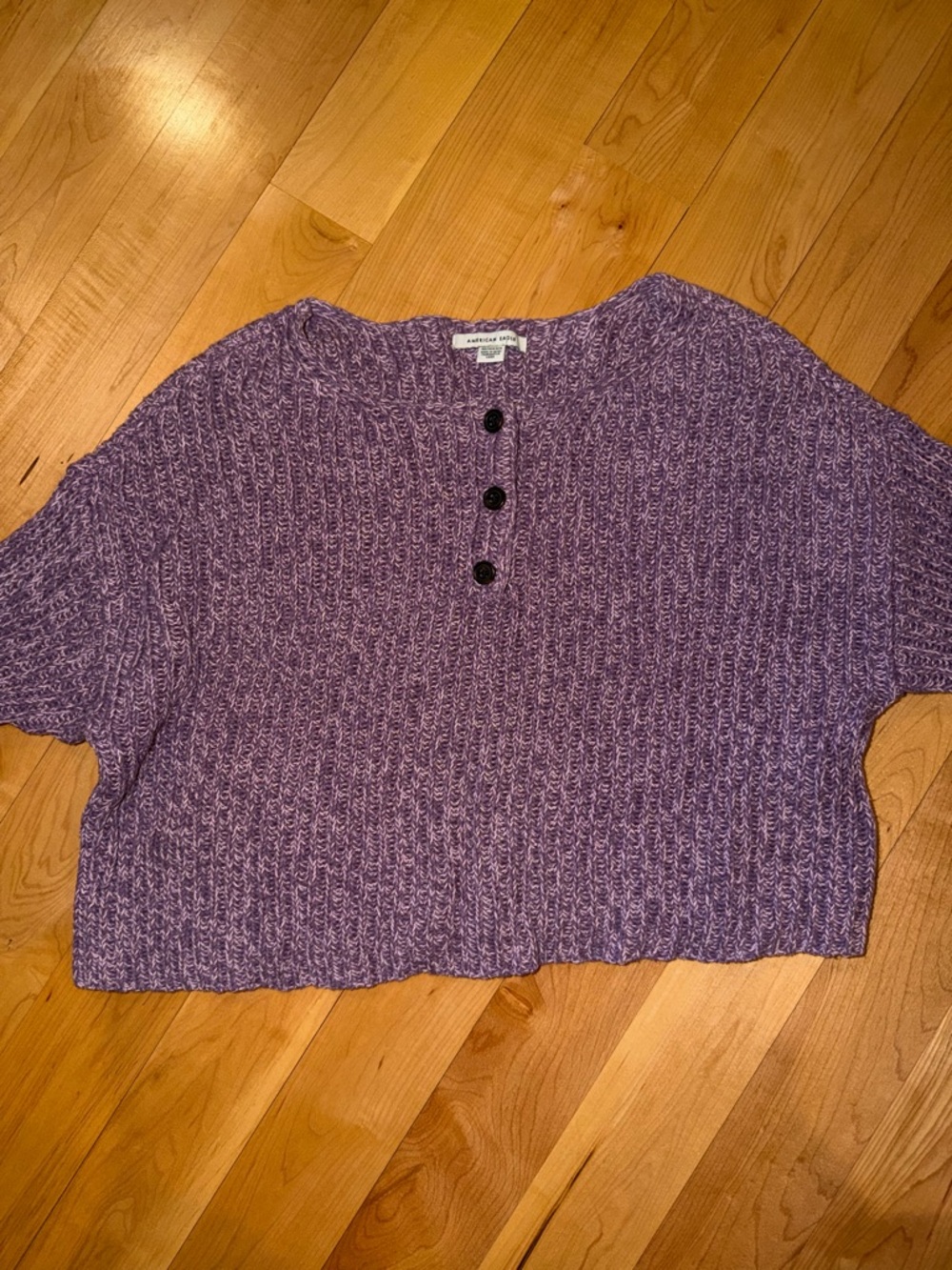 American Eagle XS purple sweater